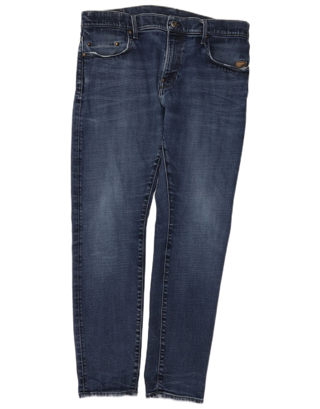 G-STAR Herren Slim Jeans W36 L32 Blaue Baumwolle