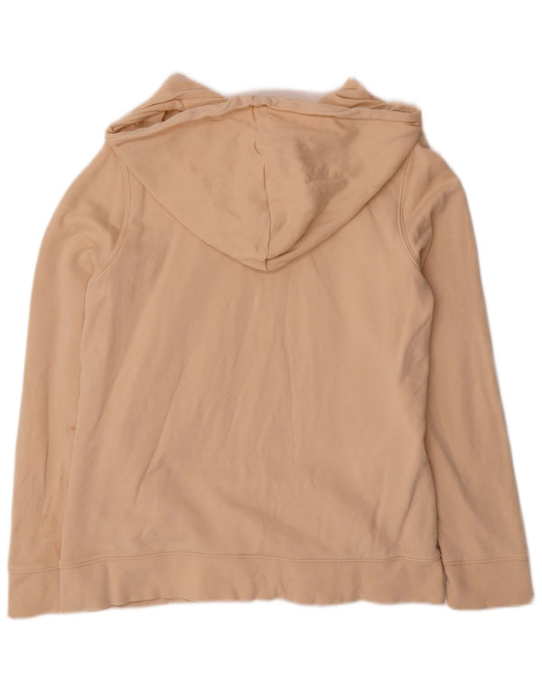 Adidas Damen Graphic Hoodie Pullover UK 12 Mittelbeige Baumwolle