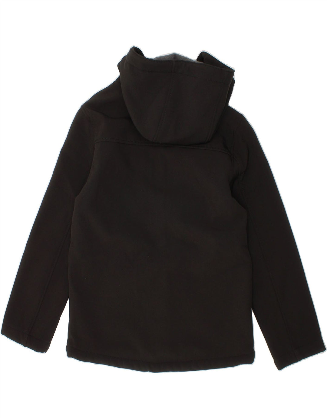 MOUNTAIN WAREHOUSE Boys Hooded Windbreaker Jacket 9-10 Years Black Vintage Mountain Warehouse and Second-Hand Mountain Warehouse from Messina Hembry 