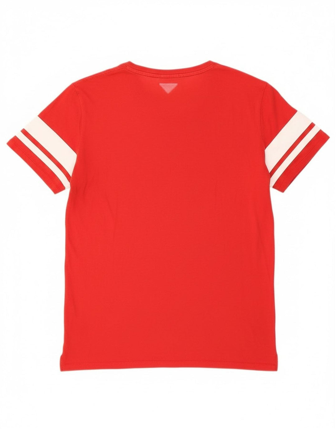 Tommy Hilfiger Herren-T-Shirt mit Grafik, mittelrote Baumwolle