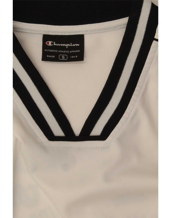 Champion Herren-T-Shirt mit Grafik, Größe S, Weiß