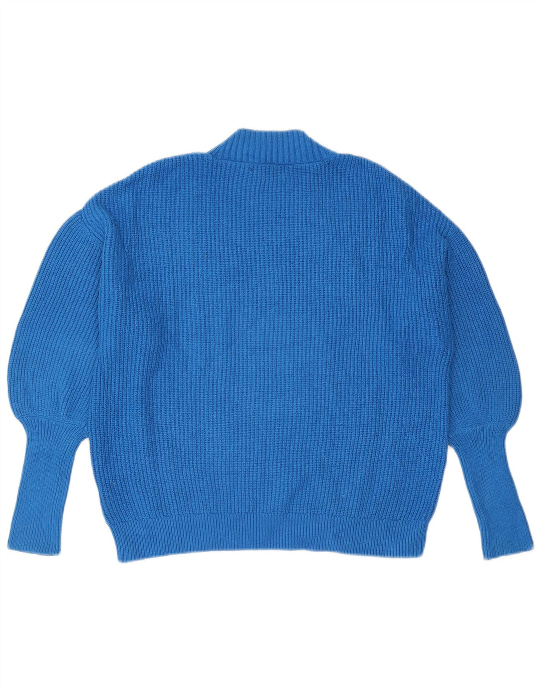 Marks & Spencer Rollkragenpullover für Damen, Gr. 16, Größe L, blau, Viskose