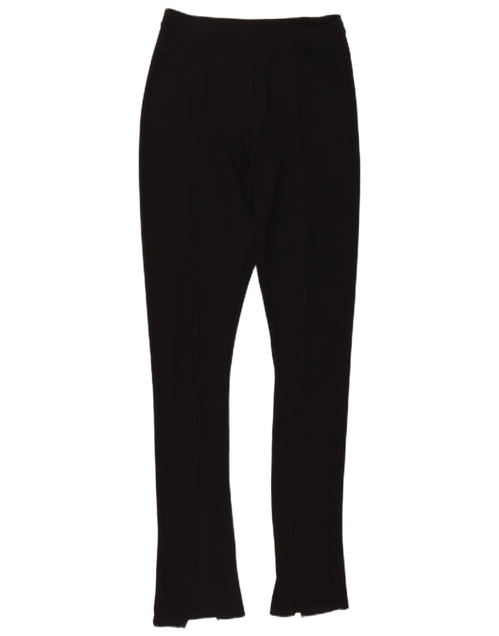 Schmale Freizeithose für Damen von Zara, Größe M, W28, L34, Schwarz, Polyester