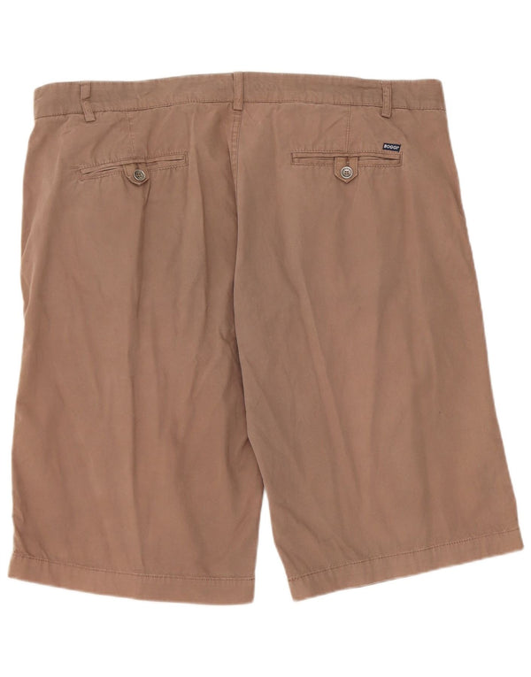 Boggi Herren Chino Shorts IT 56 3XL W40 Braune Baumwolle