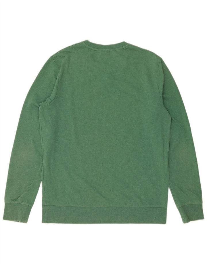 JACK & JONES Herren-Sweatshirt mit Grafik, groß, grüne Baumwolle