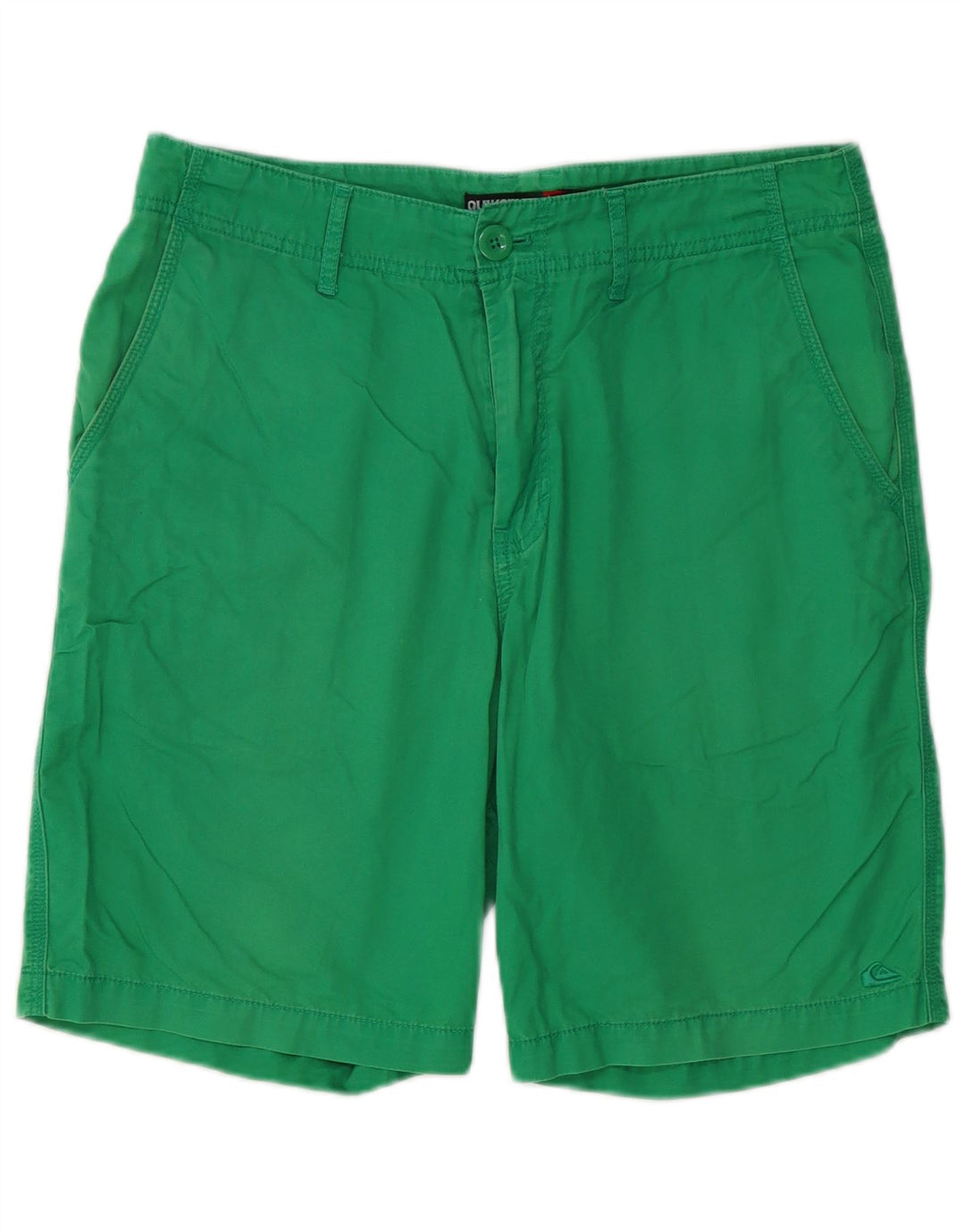 Quiksilver Herren Chinoshorts W32 mittelgrüne Baumwolle