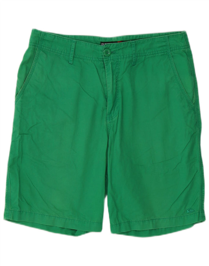 Quiksilver Herren Chinoshorts W32 mittelgrüne Baumwolle