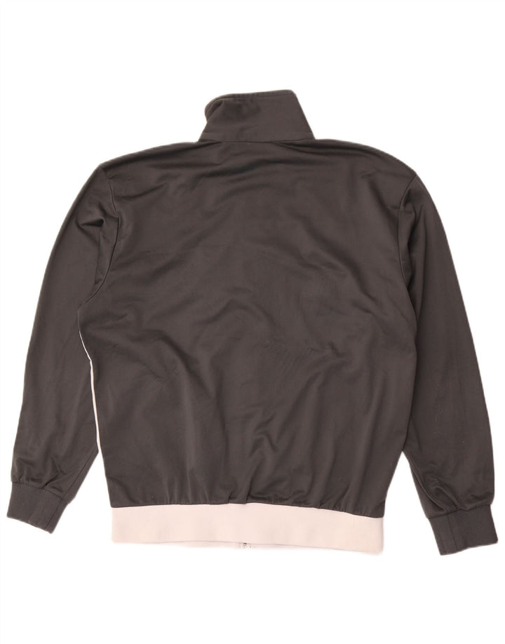 Champion Herren-Trainingsanzugoberjacke aus mittelgrauem Colourblock-Polyester