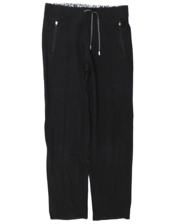 Marks & Spencer Damen Gerade Chinohose UK 10 Small W32 L30 Schwarz