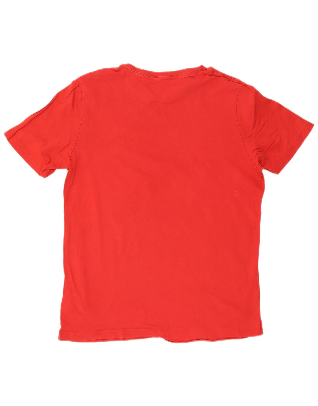 Puma Herren Grafik-T-Shirt-Oberteil aus mittelroter Baumwolle