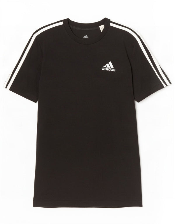 Adidas Herren T-Shirt Top Medium Schwarz Baumwolle