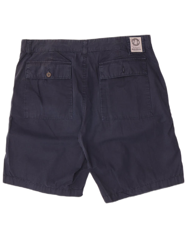 Murphy & Nye Herren Regular Cargo Shorts Large W36 Marineblaue Baumwolle