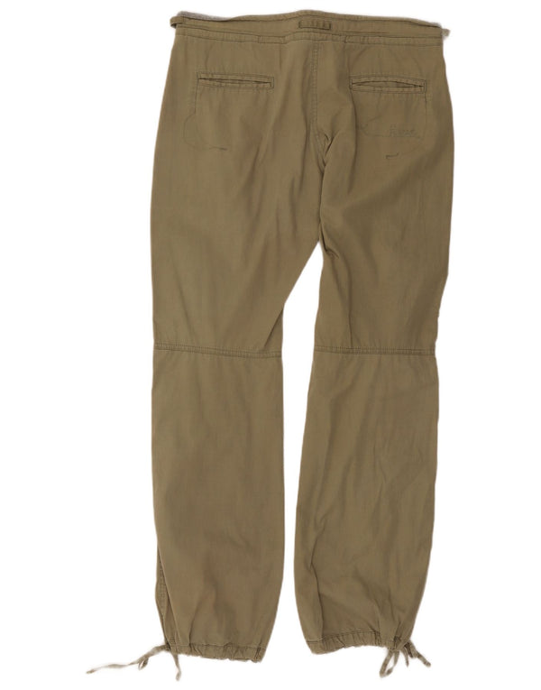 Puma Damen Jogger Chino Hose W29 L32 Khaki Baumwolle