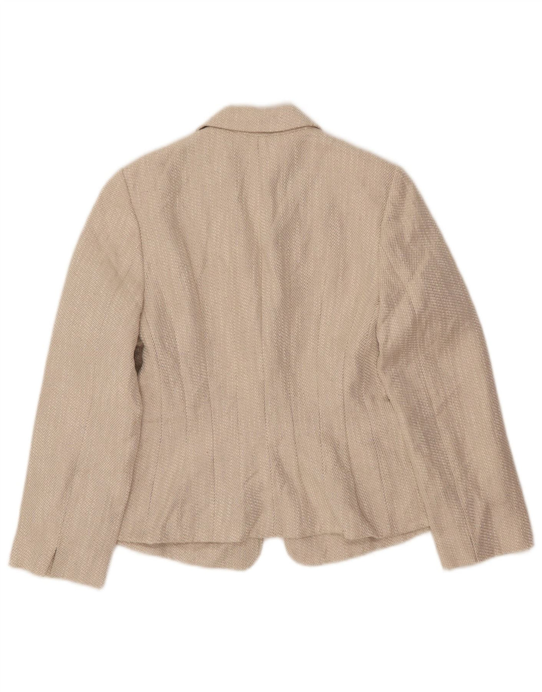 Hobbs Damen-Blazer mit 1 Knopf, Gr. 10, Größe S, Beige, Flachs