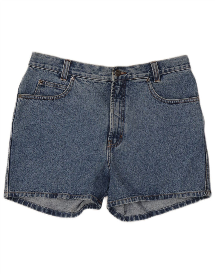 Jeanagers Damen Jeansshorts W33 Große blaue Baumwolle
