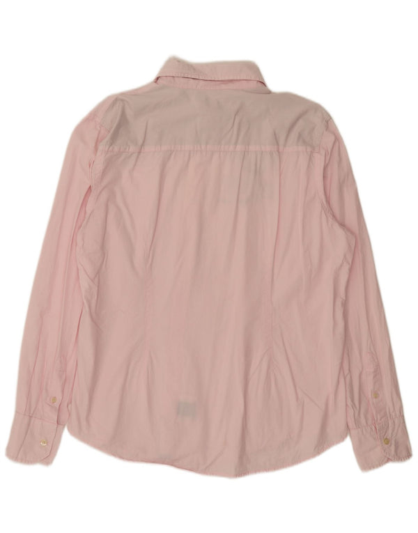 La Martina Herren Grafikhemd 2XL Rosa Baumwolle