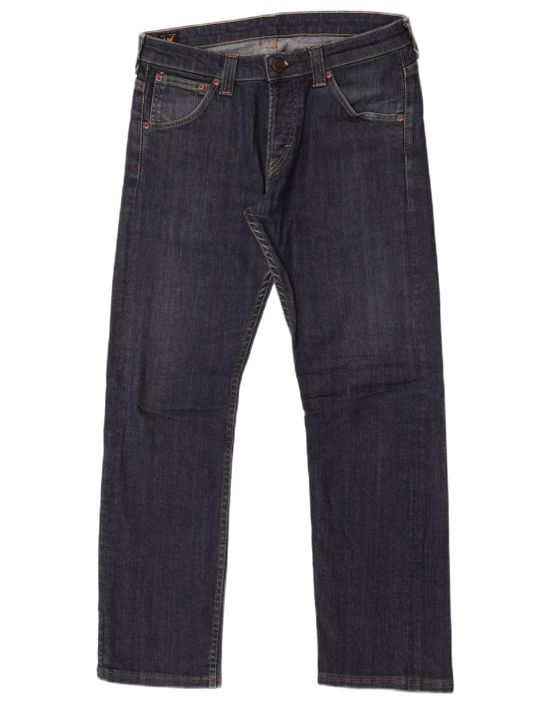 Lee Herren Powell Slim Jeans W32 L30 Marineblau Baumwolle