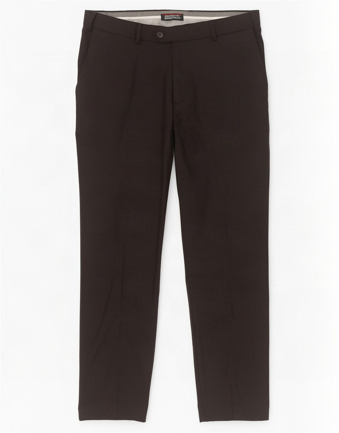 Marks & Spencer Herren-Anzughose mit maßgeschneiderter Passform und gerader Passform, W38, L31, schwarze Wolle