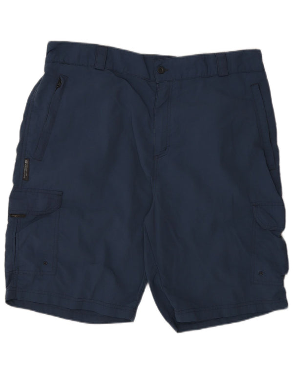 Mountain Warehouse Herren-Cargoshorts W36 Large Marineblaues Nylon