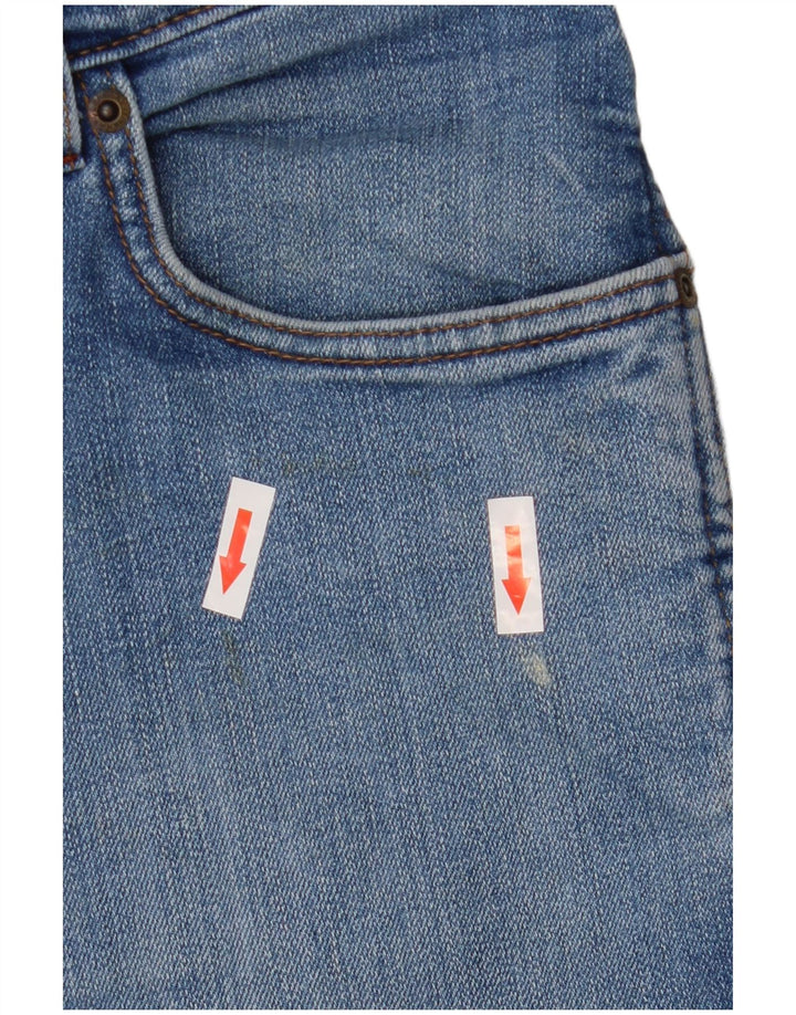 Wrangler Herren Texas Stretch Straight Jeans W36 L30 Blaue Baumwolle