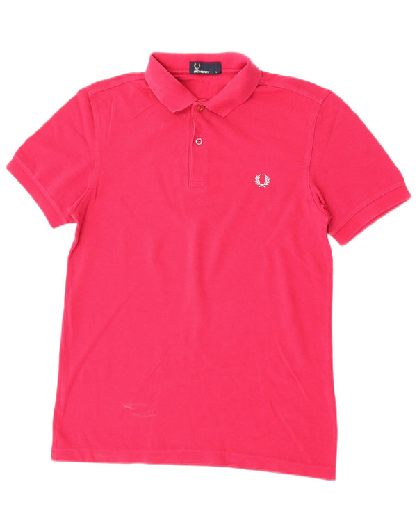 Fred Perry Damen Poloshirt UK 10 Small Pink