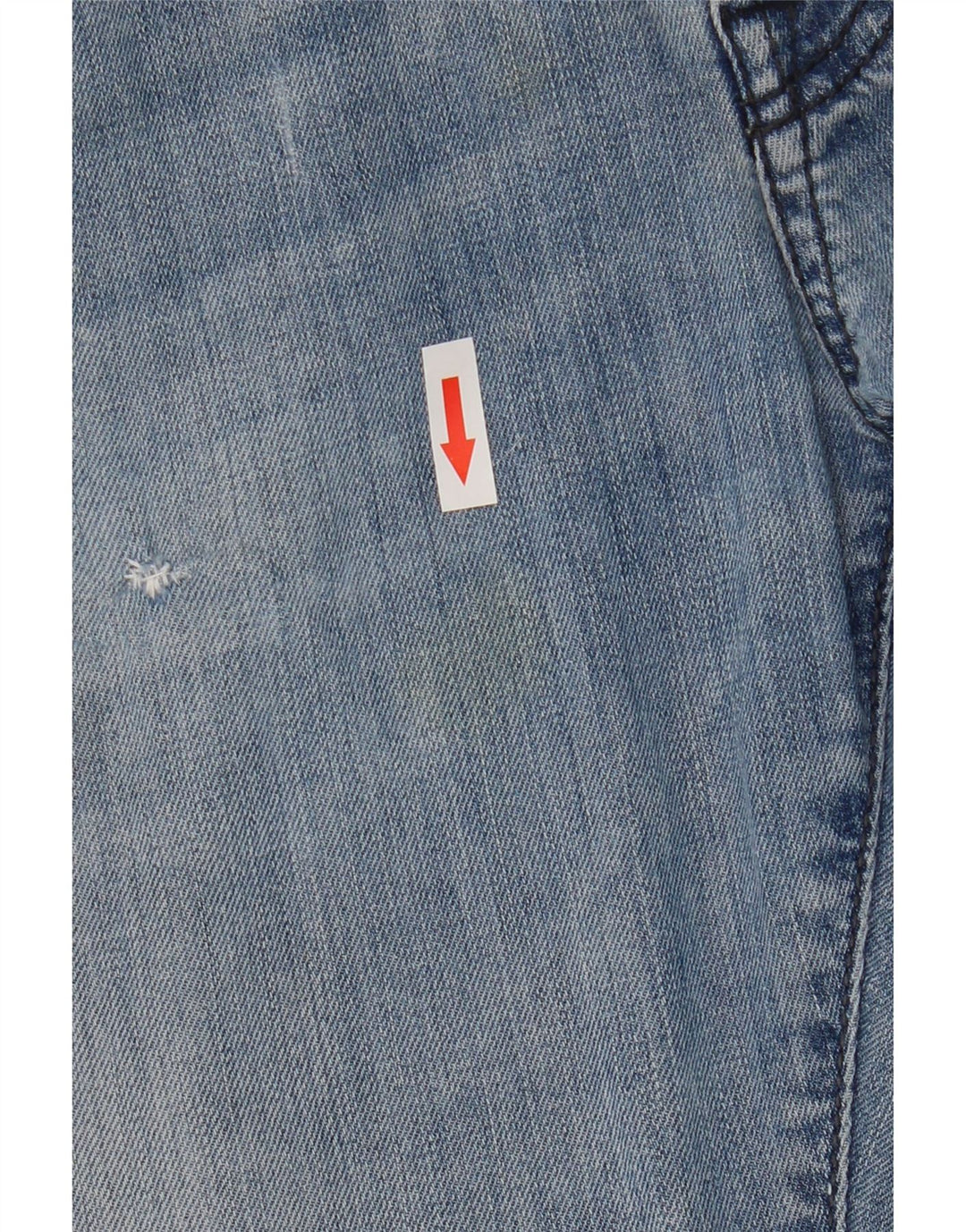 Gas Herren Straight Jeans W36 L29 Blaue Baumwolle