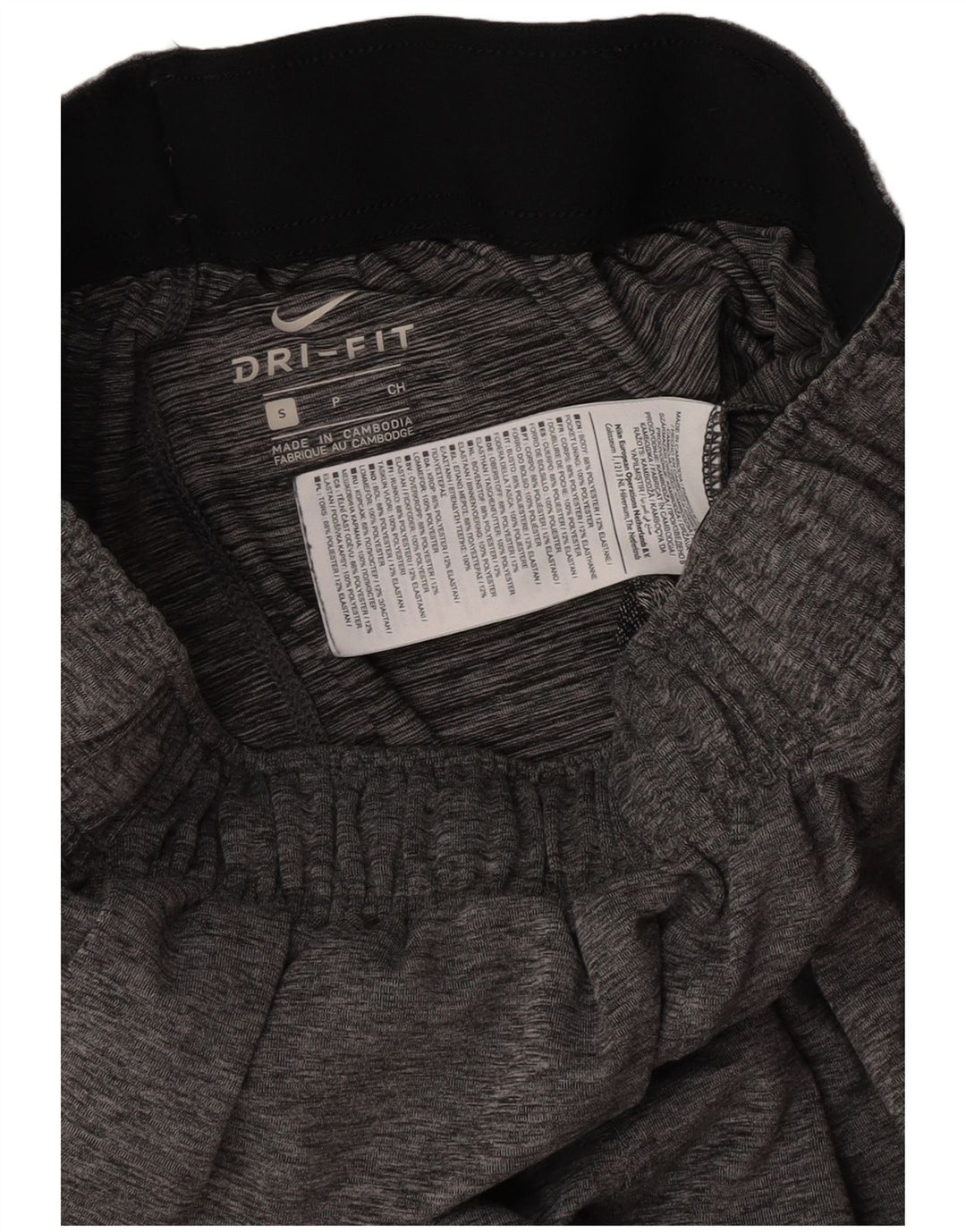 Nike Herren Dri Fit Sportshorts, Größe S, Grau, Polyester