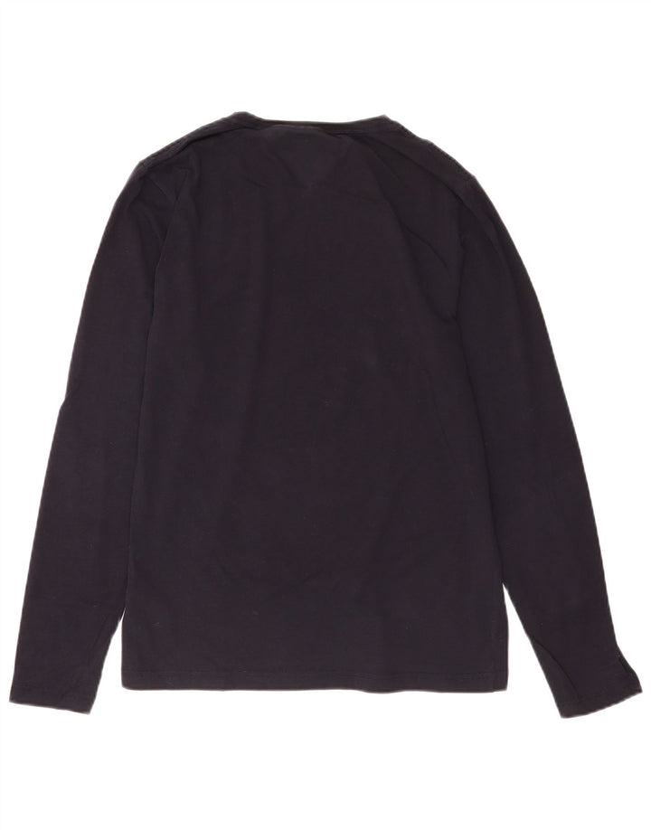Tommy Hilfiger Herren Extra Slim Top Langarm Medium Marineblau Baumwolle