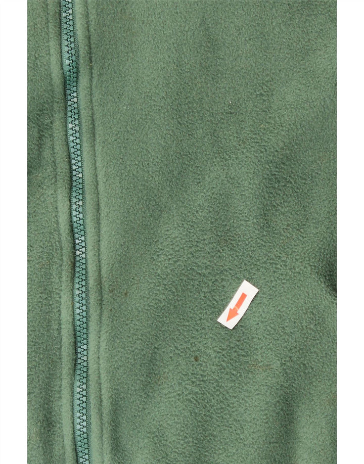 Kappa Herren Fleecejacke UK 40 Large Grün Polyester