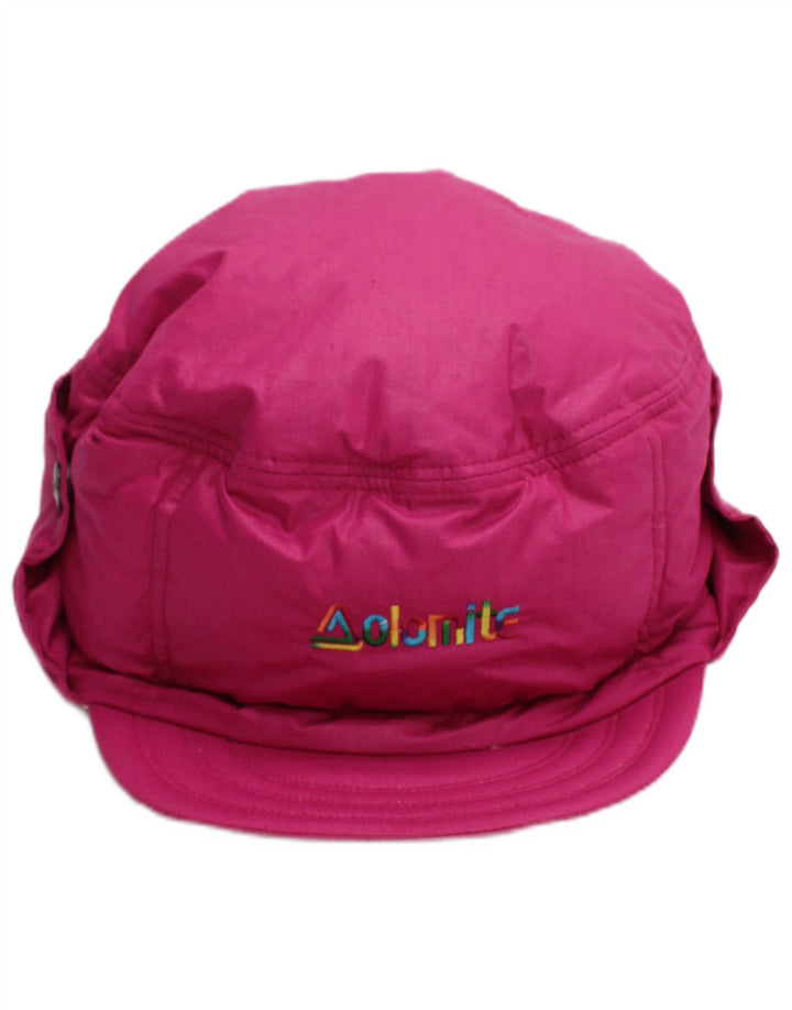 Dolomite Damen Trappermütze mit gepolsterten Ohrenklappen, groß, Rosa
