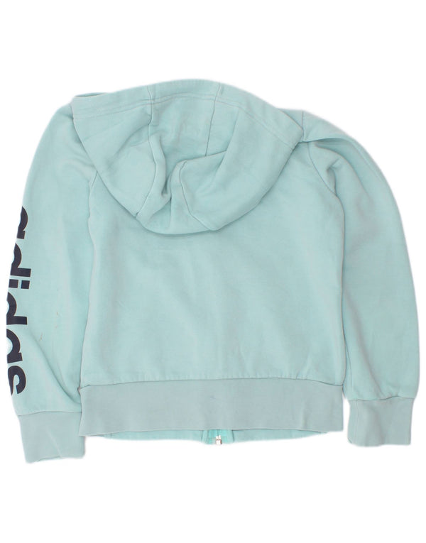 Adidas Mädchen Graphic Zip Hoodie Pullover 5-6 Jahre Blau