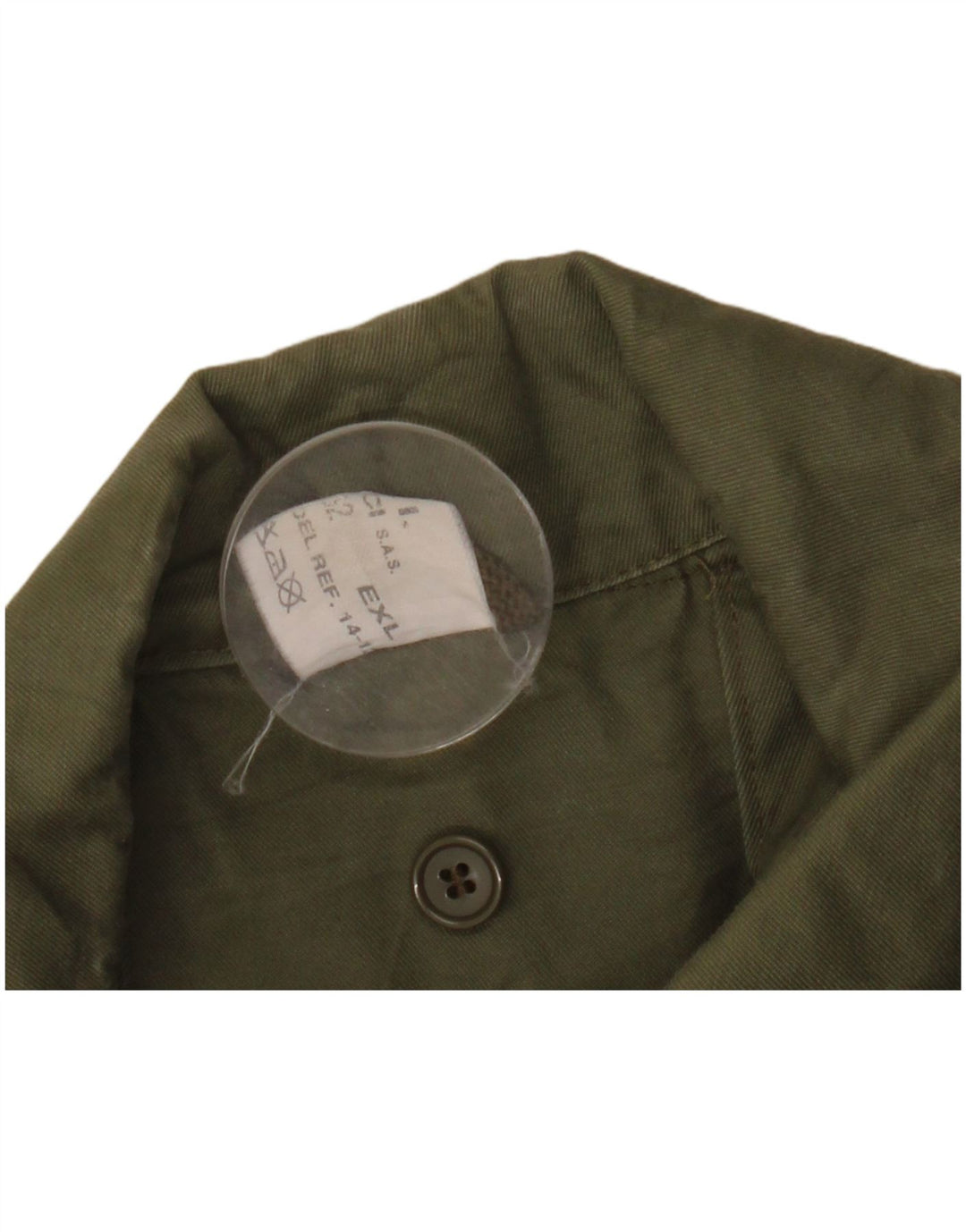 Vintage Herren Militärmantel UK 42 XL Khaki