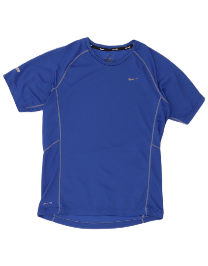 Nike Herren Dri Fit T-Shirt Top Small Blau