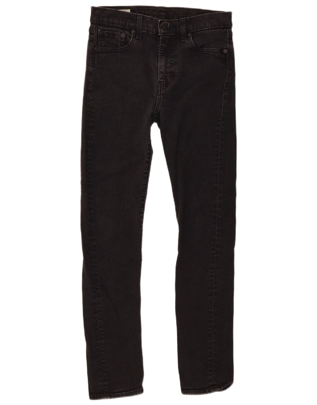 Levi's Herren Slim Jeans W30 L29 Schwarze Baumwolle