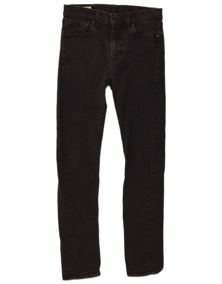 Levi's Herren Slim Jeans W30 L29 Schwarze Baumwolle