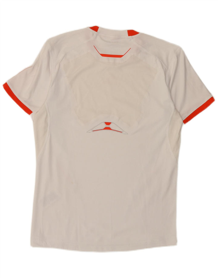 Adidas Herren Climacool T-Shirt Top Small Weiß Colourblock Polyester