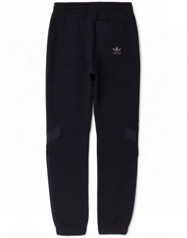 Adidas Mens Tracksuit Trousers Joggers Small Navy Blue Cotton