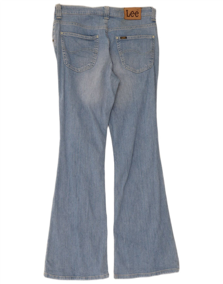 LEE Womens Felton Flared Jeans W32 L33 Blue Cotton