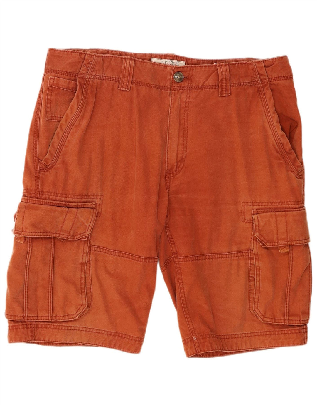 Fat Face Herren Cargo-Shorts W36 Large Orange Baumwolle