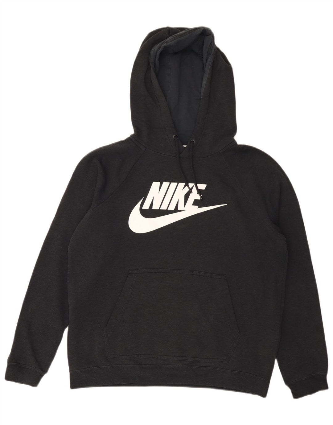 NIKE Herren-Kapuzenpullover mit Grafik, mittelschwarz, Baumwolle