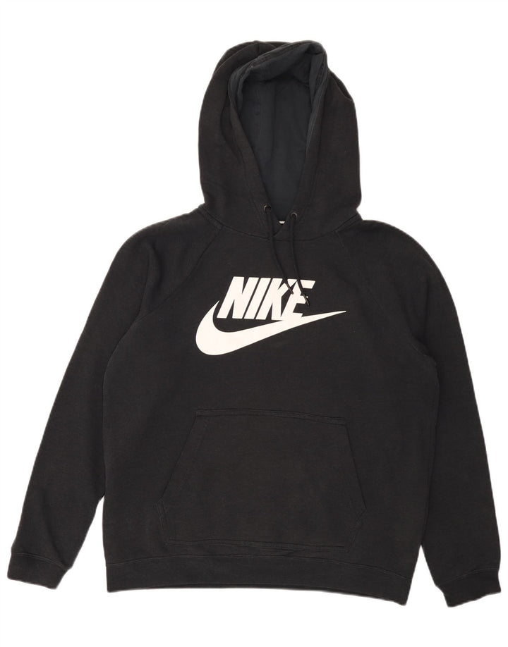 NIKE Herren-Kapuzenpullover mit Grafik, mittelschwarz, Baumwolle