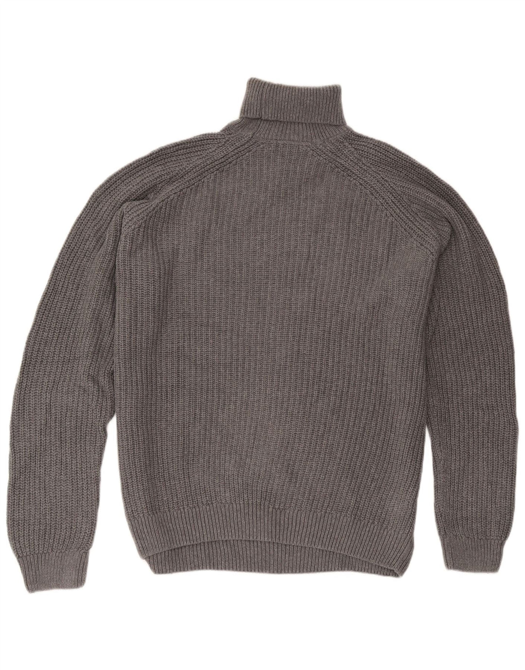 Rollkragenpullover für Herren von Zara, Größe L, Grau