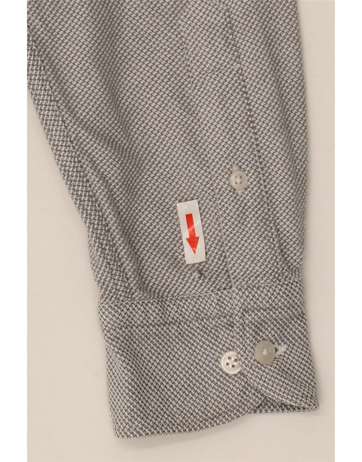 Massimo Dutti Herrenhemd Mittelgrau