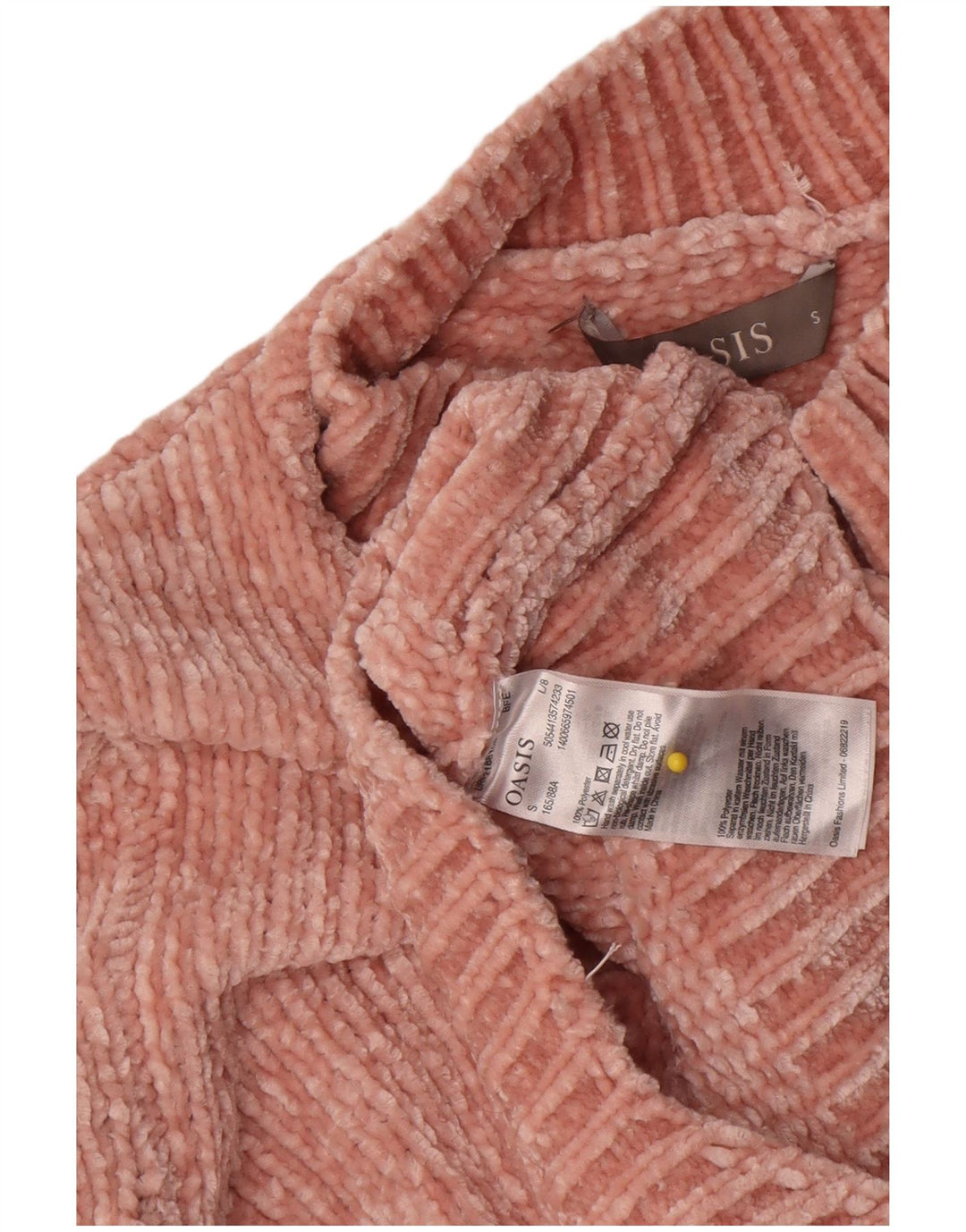 Oasis Crop Rollkragenpullover für Damen, Gr. 10, Größe S, Rosa, Polyester