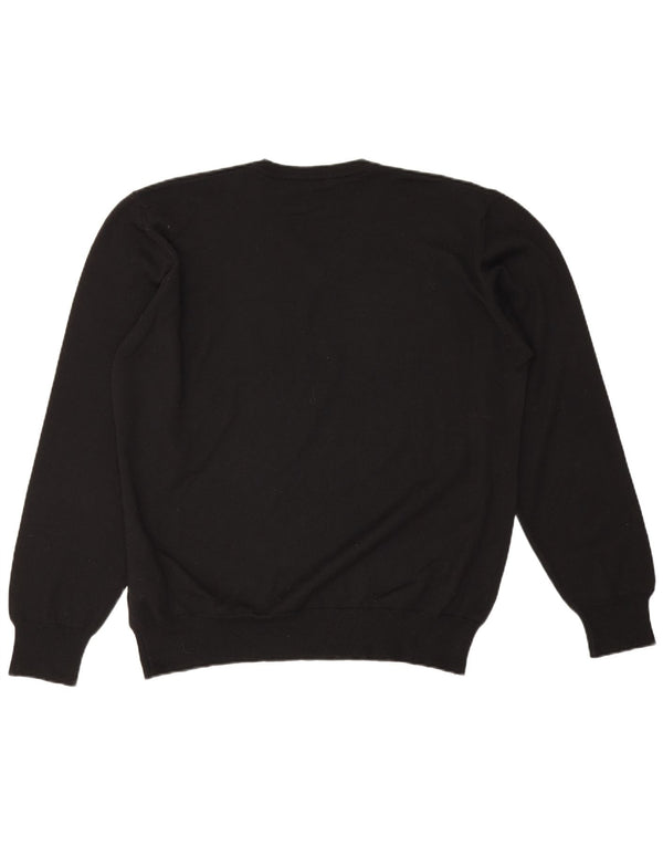 Carrera Herren-Pullover mit V-Ausschnitt, 2XL, schwarze Wolle