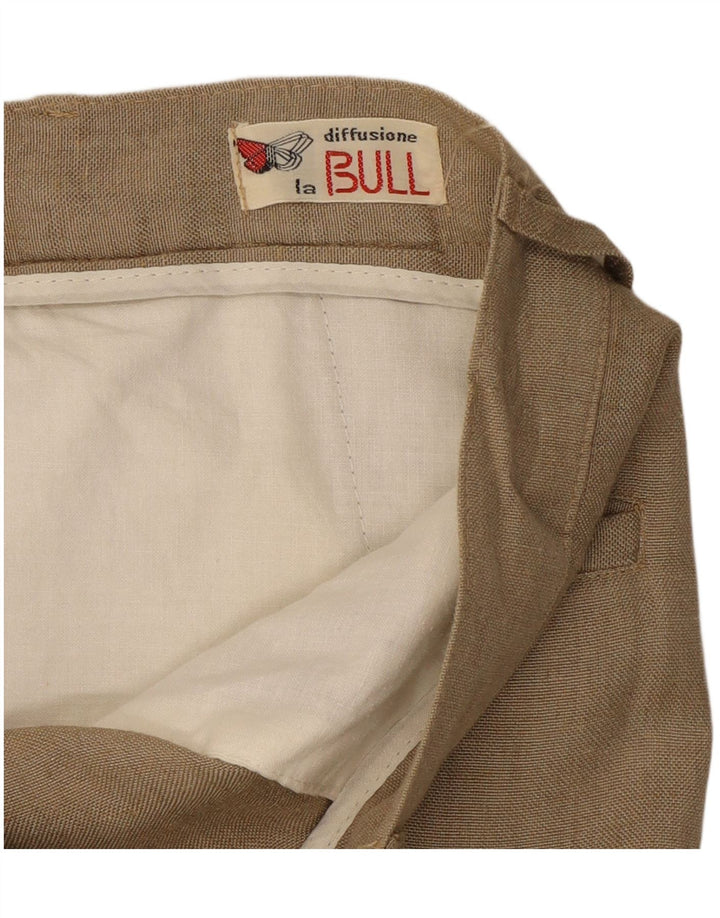 Vintage Damen Chinohose mit Pegged, W30, L28, Beige