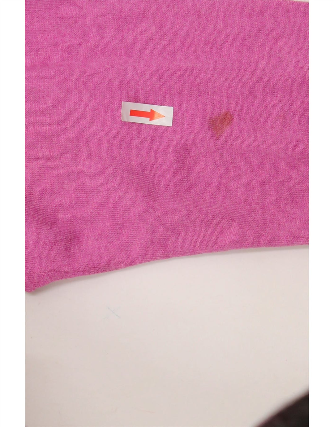 Massimo Dutti Damen Pullover mit V-Ausschnitt UK 18 XL Rosa Baumwolle