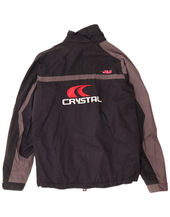 HELLY HANSEN Herren-Windbreaker-Jacke mit Grafik, UK 34, XS, Schwarz, Farbblock