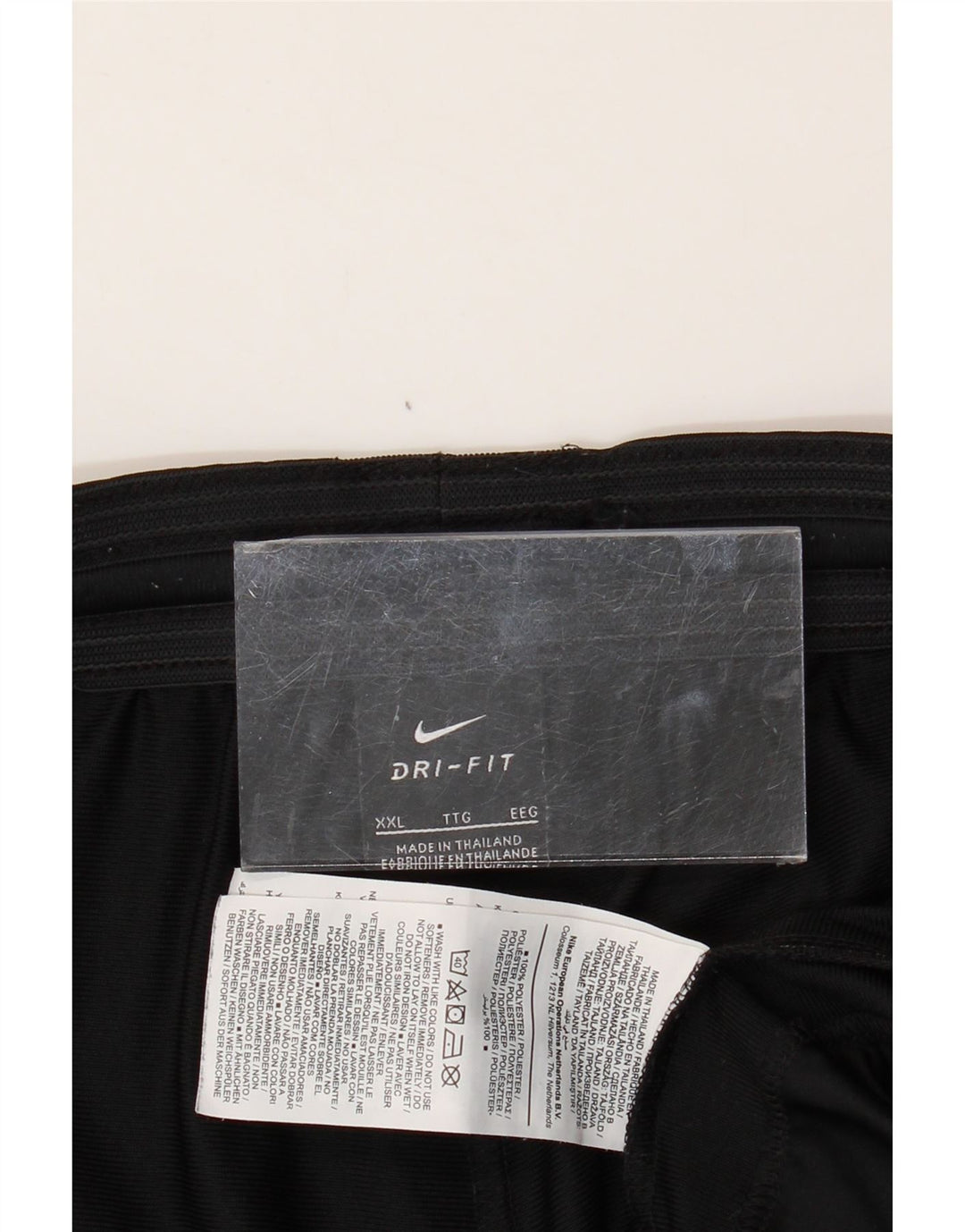 NIKE Herren Roma Trainingshose 2XL Schwarz Colourblock Polyester