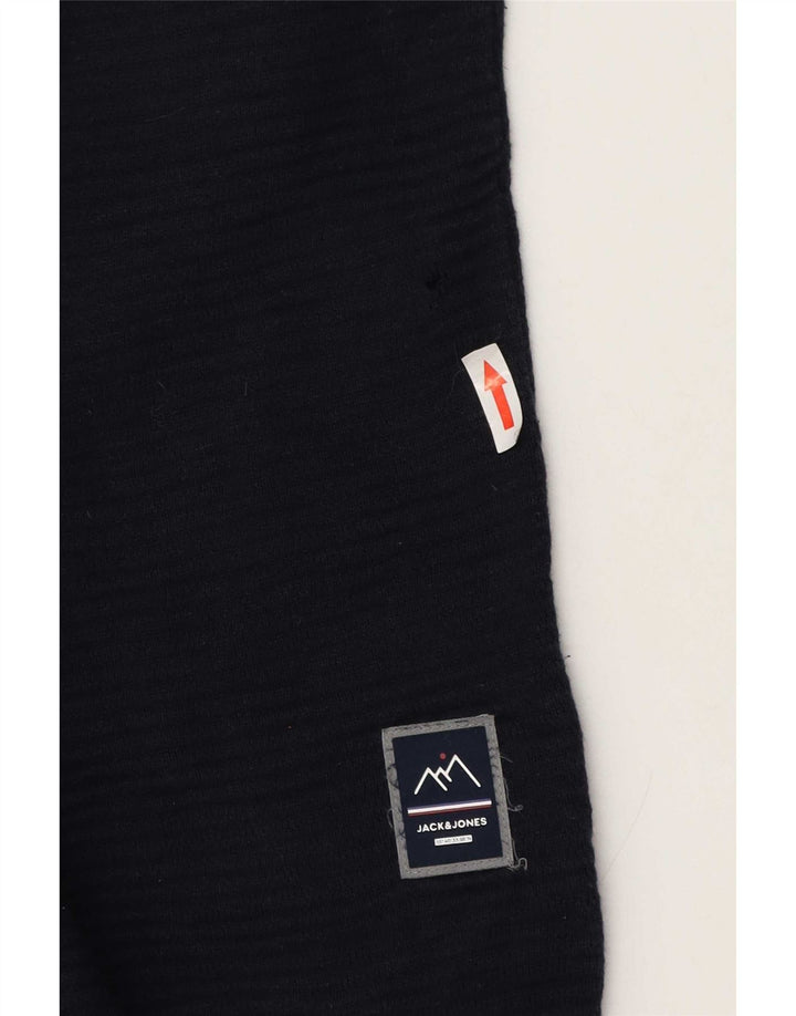 Jack & Jones Herren-Pullover mit Rundhalsausschnitt, Größe S, Marineblau, Farbblock